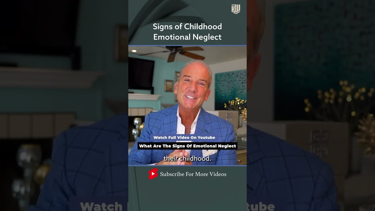 Signs of Childhood Emotional Neglect