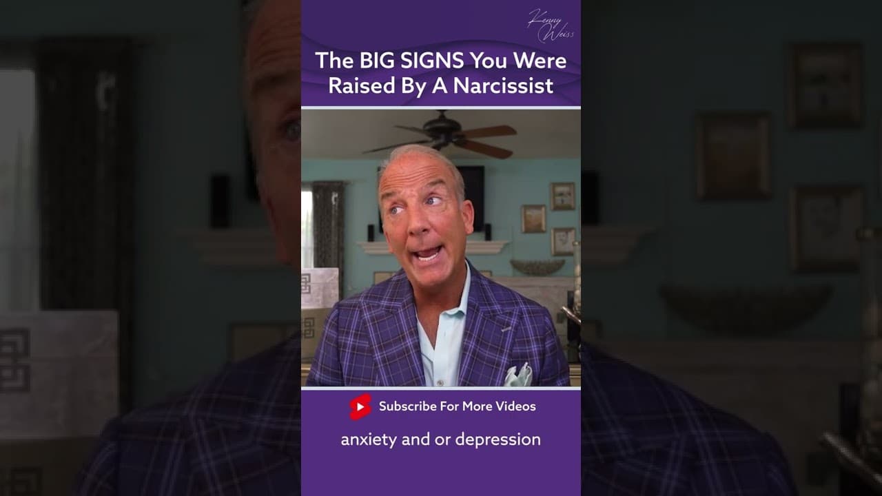 The BIG SIGNS You Were Raised By A Narcissist #Shorts