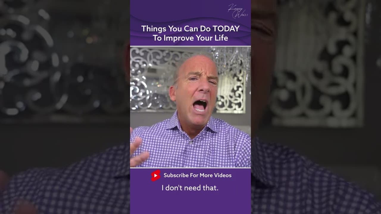 Things You Can Do TODAY To Improve Your Life #Shorts