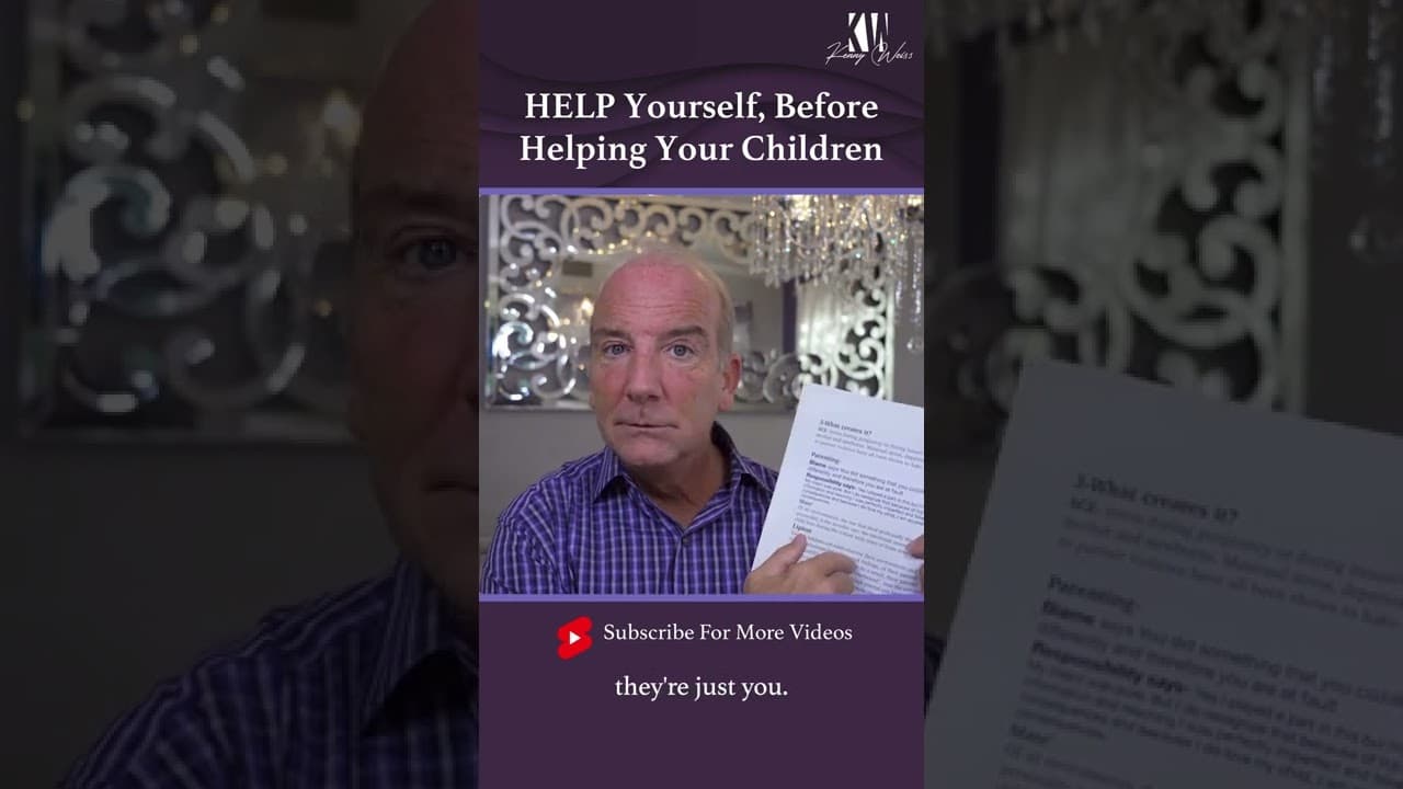 HELP Yourself, Before Helping Your Children #Shorts