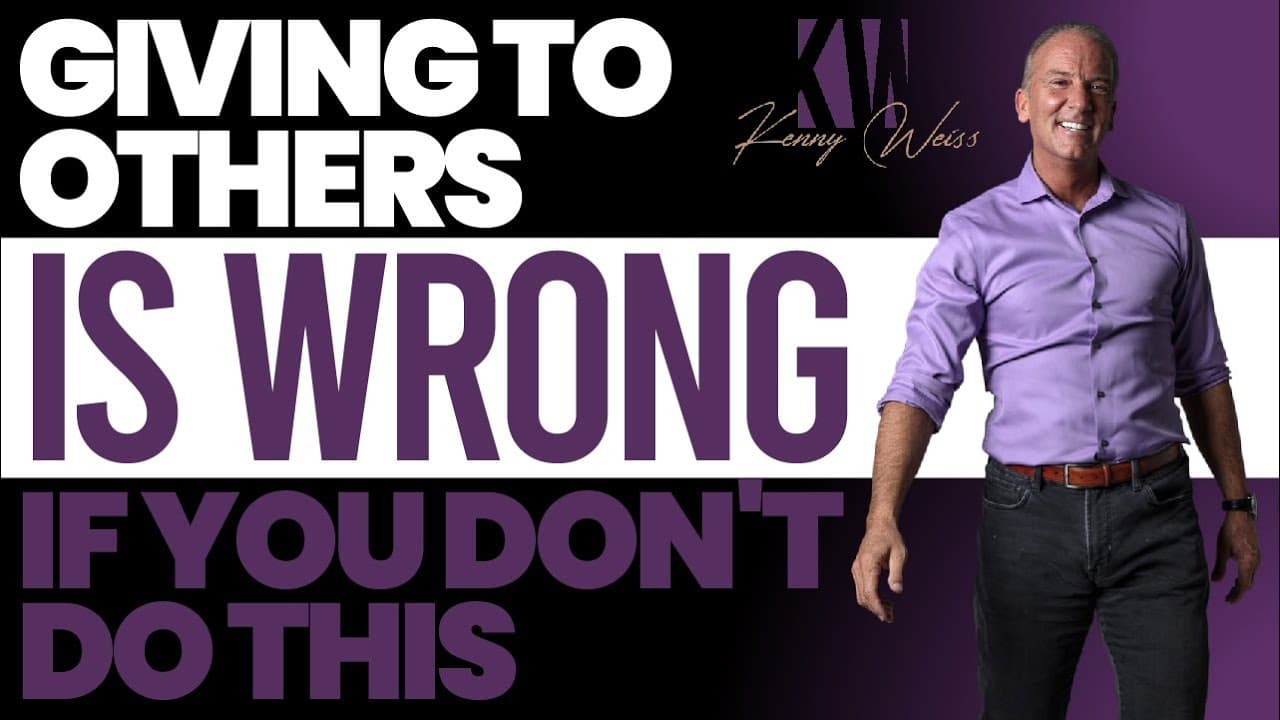 Giving To Others Is Wrong, If You Don’t Do This
