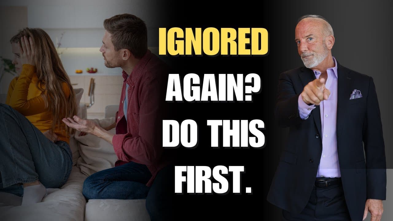 How do you deal with someone who ignores your messages but says they care?