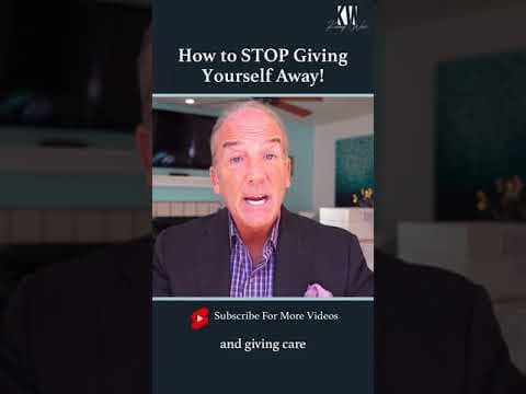 How To STOP Giving Yourself Away! #Shorts