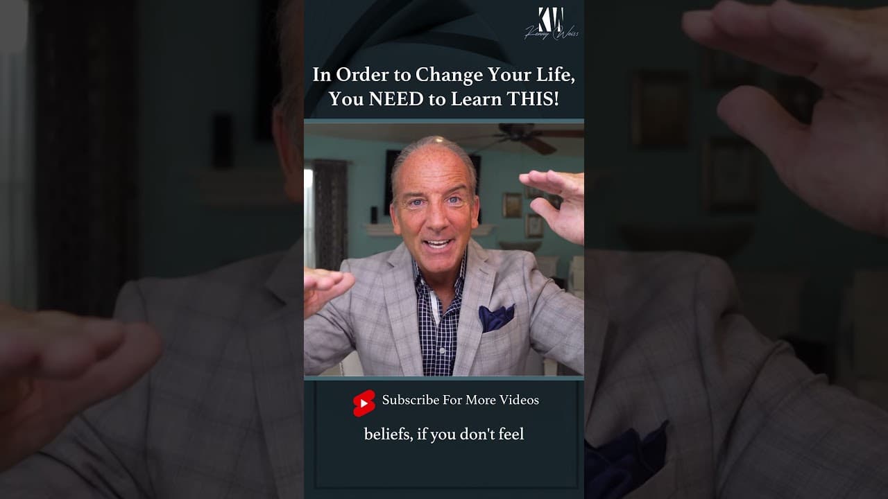 In Order to Change Your Life, You NEED to Learn THIS! #Shorts