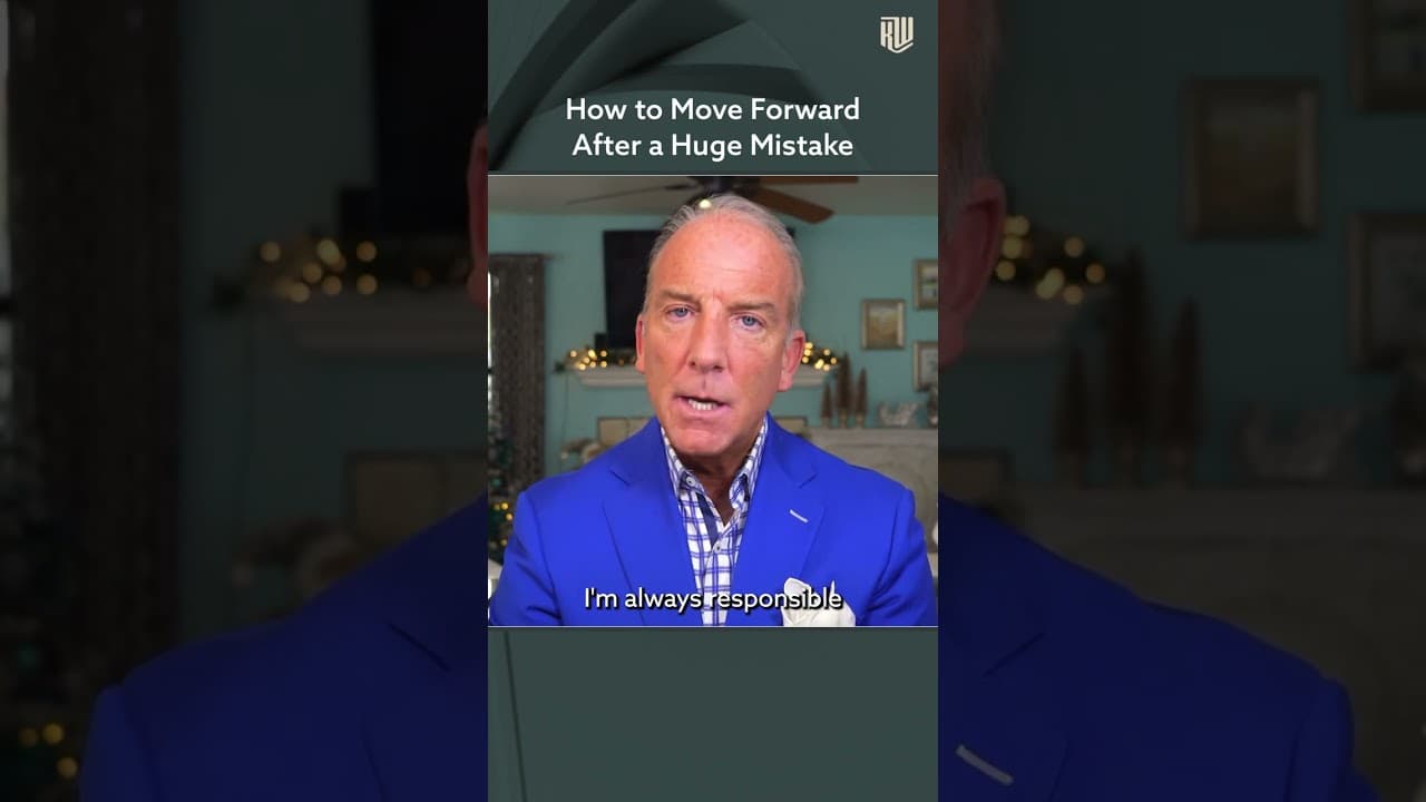 How to Move Forward After a Huge Mistake