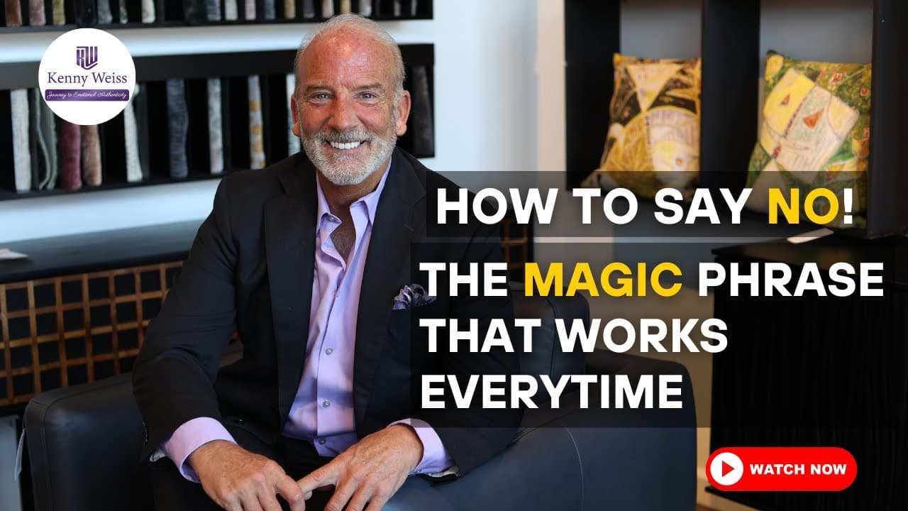 Do You Struggle to Say "NO"? TRY THIS!