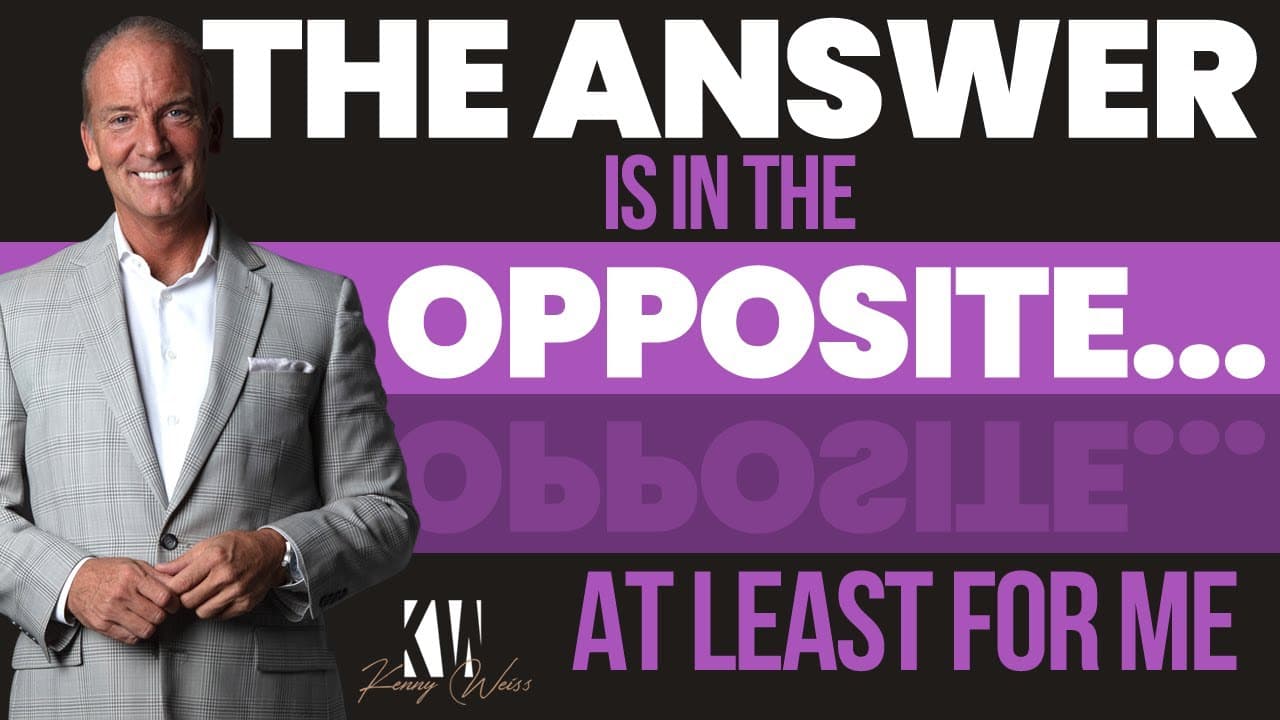 The Answer Is In The Opposite... At Least For Me. ;-)