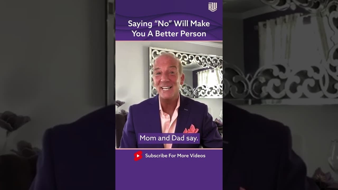Saying “No” Will Make You A Better Person #Shorts