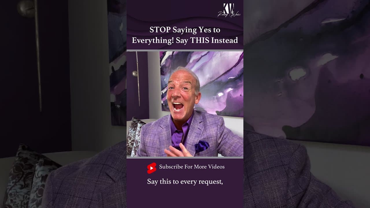STOP Saying Yes to Everything! Say THIS Instead #Shorts