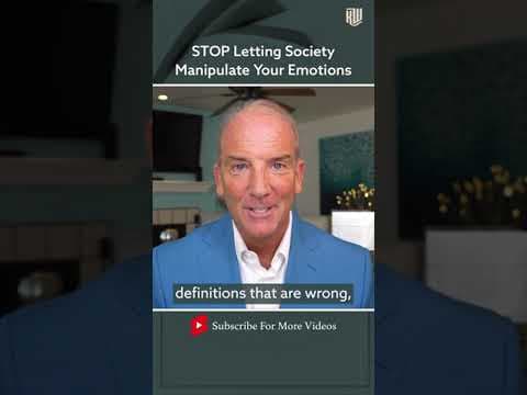 STOP Letting Society Manipulate Your Emotions #shorts