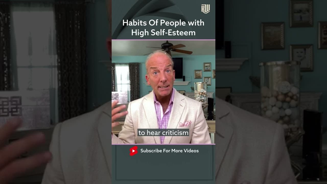 Habits Of People With High Self Esteem #Shorts