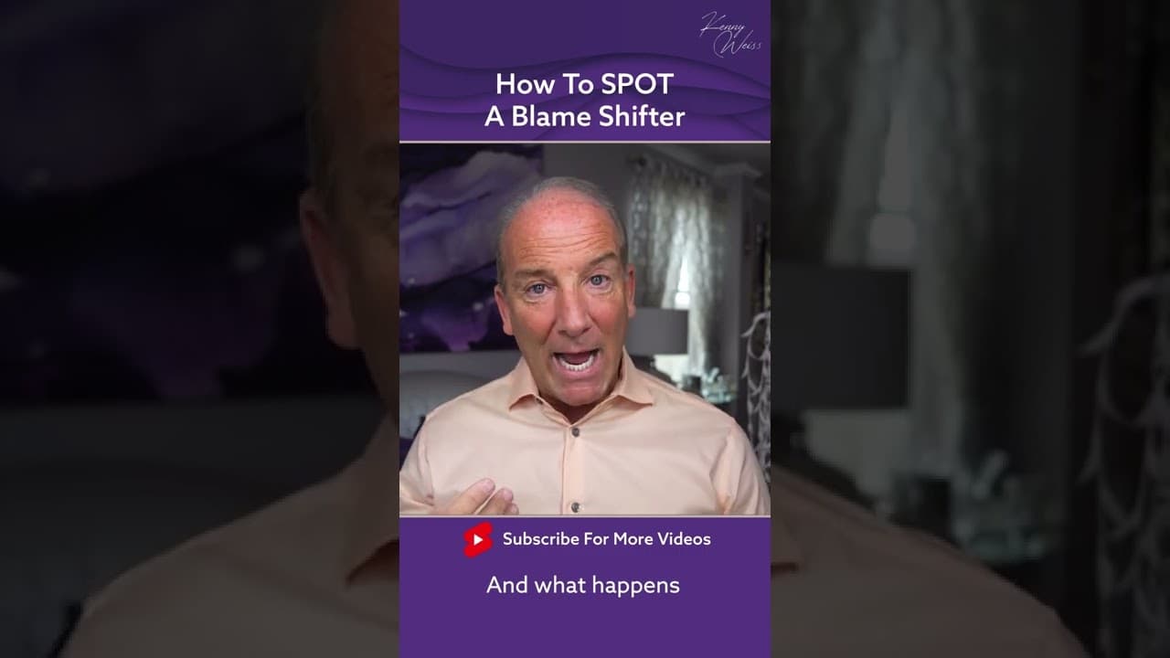 How To SPOT A Blame Shifter #Shorts