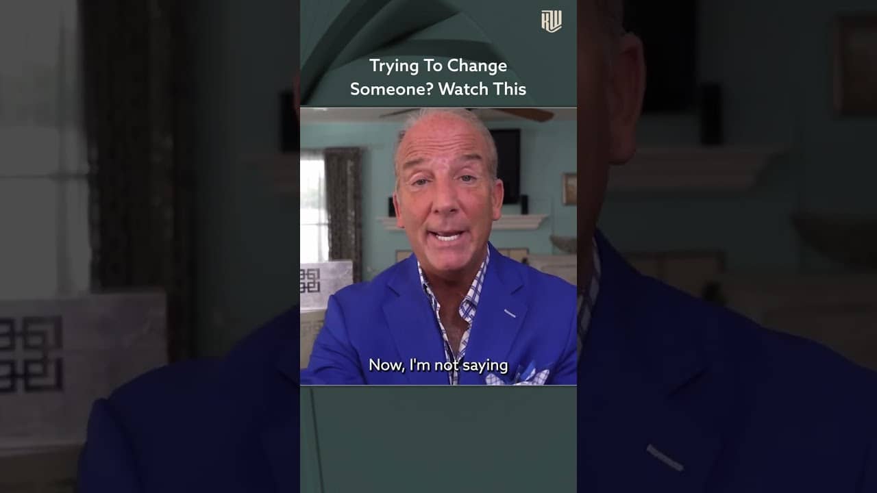 Trying To Change Someone? Watch This