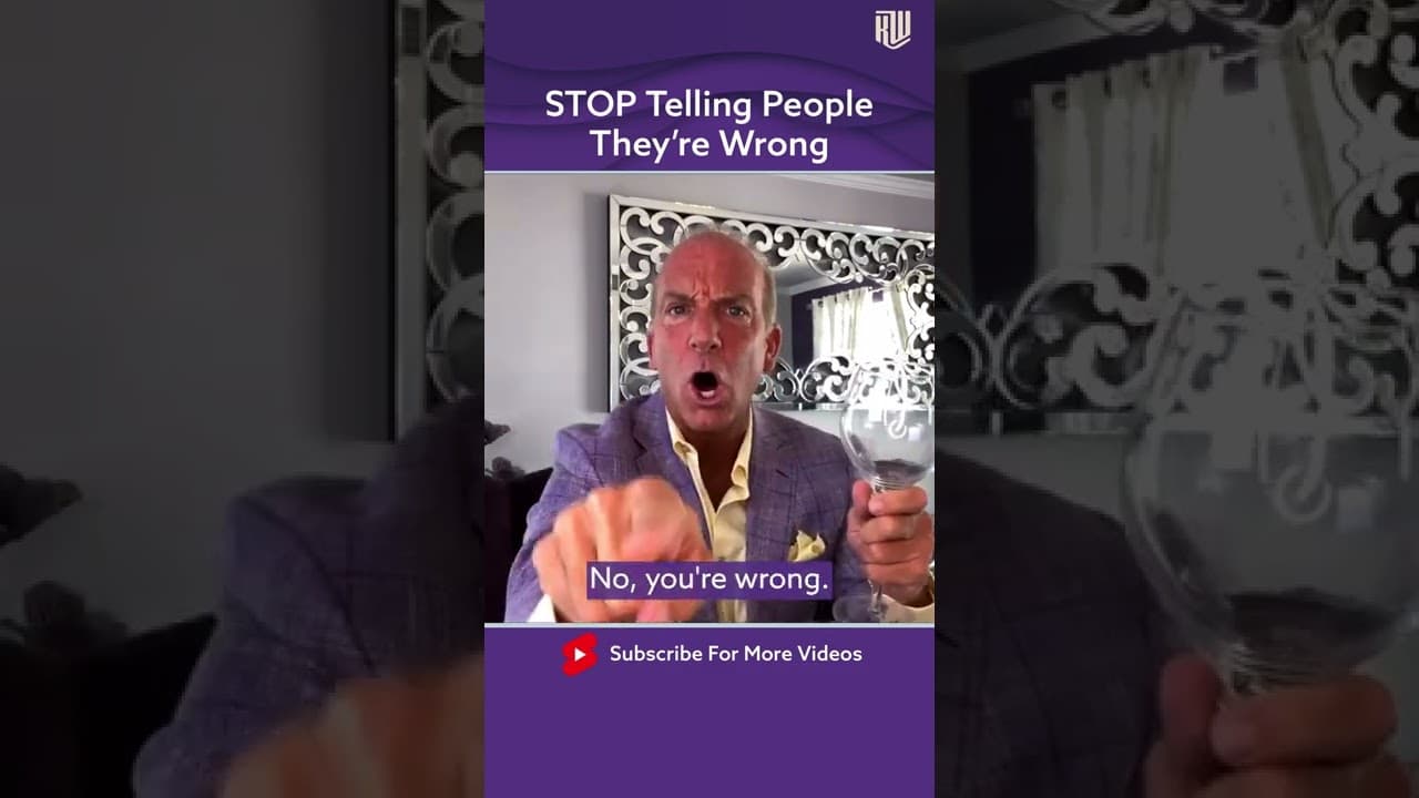 STOP Telling People They're Wrong #Shorts