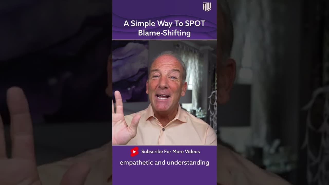 A Simple Way To SPOT Blame Shifting #Shorts