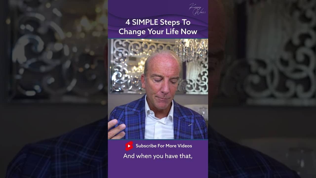4 SIMPLE Steps To Change Your Life Now #Shorts