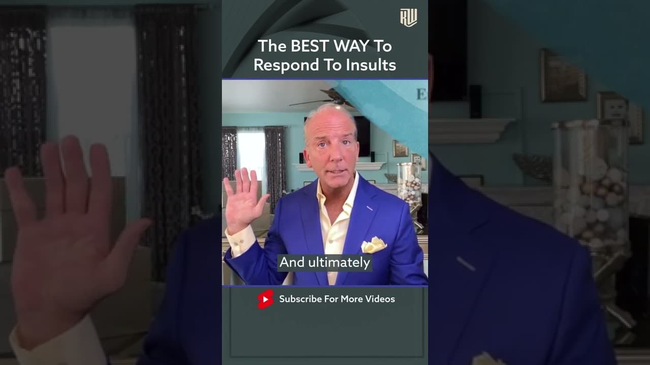 The Best Way To Respond To Insults #Shorts