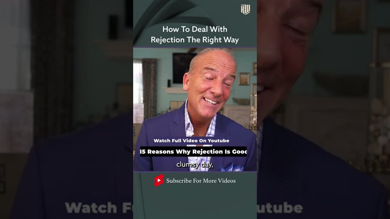 How To Deal With Rejection The Right Way #shorts