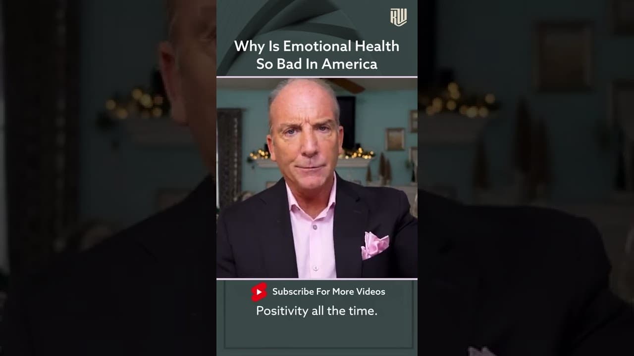 Why Is Emotional Health So Bad In America #Shorts
