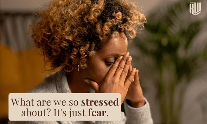 What are we so stressed about it s just fear