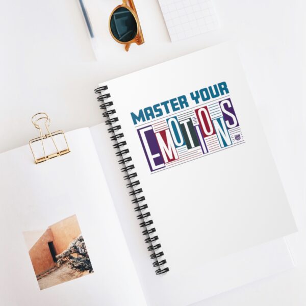 Master Your Emotions Blank Spiral Notebook