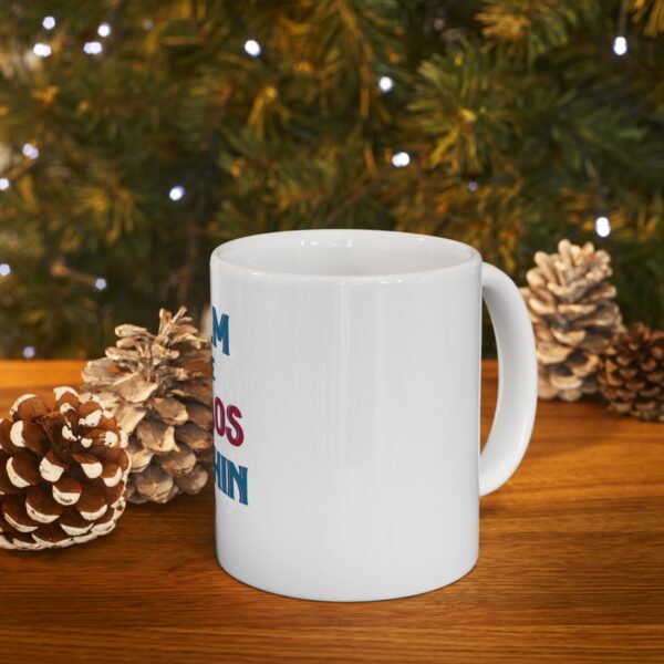 Calm the Chaos Within White Ceramic Mug 11oz Christmas gift
