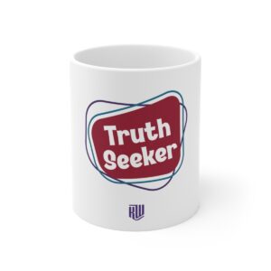 Truth Seeker Ceramic Mug 11oz front