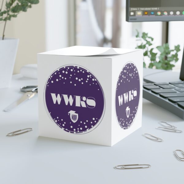 WWKS Sticky Note Cube purple