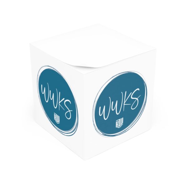 WWKS Sticky Note Cube white background