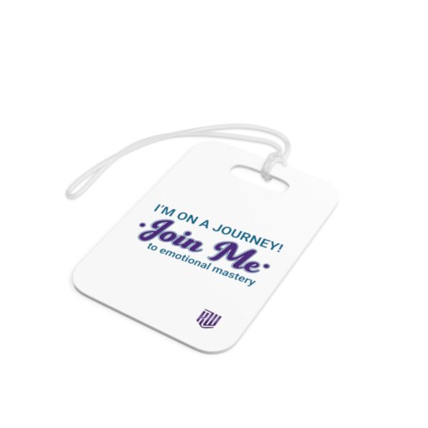 Join Me Luggage Tags white background