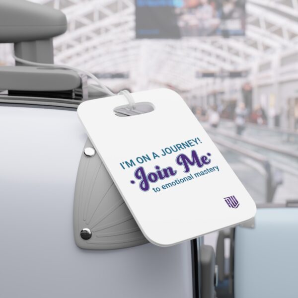 Join Me Luggage Tags on luggage
