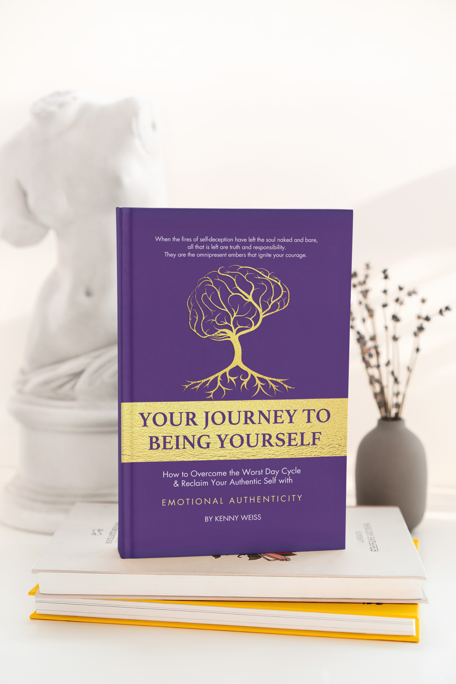 Your Journey to Being Yourself Book mockup